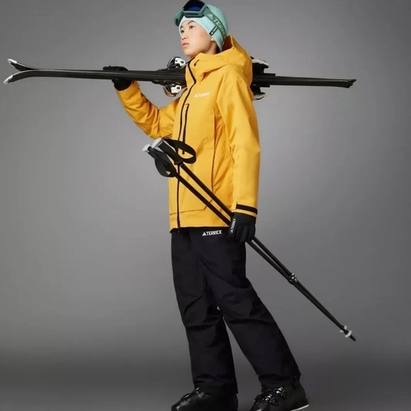 Adidas Terrex Xperior 2L Insulated x Parley Black Snow Pants Women's Size Large - Picture 2 of 15